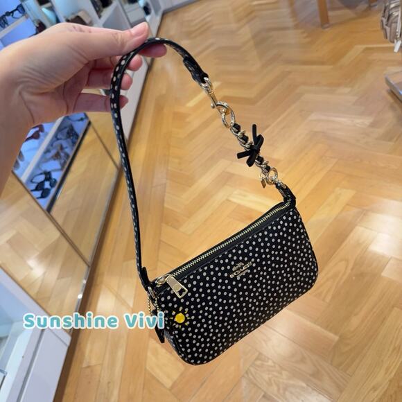 NWT Bundle Coach Bow Strap Extender CCI20 & CCF57 Nolita 19 Spot Gold Black - Picture 2 of 11